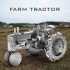 Металевий 3D-пазл Трактор Farm Tracktor