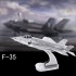 Металевий 3D-пазл Літак Винищувач F-35 Металевий 3D-пазл Літак Винищувач F-35