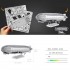 Металевий 3D пазл Дірижабль Graf Zeppelin Metal Earth Металевий 3D пазл Дірижабль Graf Zeppelin Metal Earth