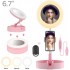 УЦІНКА! Кільцева LED лампа Live Makeup G3 16 см складна настільна з тримачем телефона та дзеркалом УЦІНКА! Кільцева LED лампа Live Makeup G3 16 см складна настільна з тримачем телефона та дзеркалом