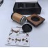 Точилка роликова для заточування ножів Roller sharpener 4-х сторони та 2 диски коричнева