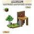 Магнітний конструктор Minecraft Будинок у джунглях 128шт + 4 фігурки Майнкрафт Дитячий конструктор на магнітах