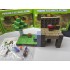 Магнітний конструктор Minecraft Будинок у джунглях 128шт + 4 фігурки Майнкрафт Дитячий конструктор на магнітах