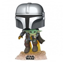 Колекційна фігурка Funko Pop Bobble Star Wars Mandalorian Flying with The Child Зіркові Війни Мандалорець з малюком у польоті №402 Колекційна фігурка Funko Pop Bobble Star Wars Mandalorian Flying with The Child Зіркові Війни Мандалорець з малюком у польоті №402
