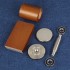 Точилка для ножів та ножиць роликова Roller sharpener + 2 алмазні + 2 керамічні диски коричнева Точилка для ножів та ножиць роликова Roller sharpener + 2 алмазні + 2 керамічні диски коричнева