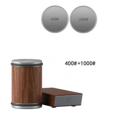 Точилка для ножів та ножиць роликова Roller sharpener + 2 алмазні диски коричнева Точилка для ножів та ножиць роликова Roller sharpener + 2 алмазні диски коричнева