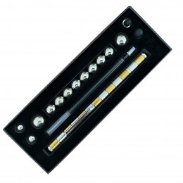 Ручка магнітна конструктор Polar Pen gold-silver