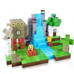 Магнітний конструктор Minecraft Magnetic Building Cubes 100 шт