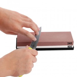 Камінь точильний водний двосторонній 240/800
