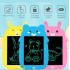 Дитячий графічний планшет для малювання Animals Writing Tablet LCD зі стилусом Блакитний
