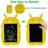 Дитячий графічний планшет для малювання Animals Writing Tablet LCD зі стилусом Жовтий Дитячий графічний планшет для малювання Animals Writing Tablet LCD зі стилусом Жовтий