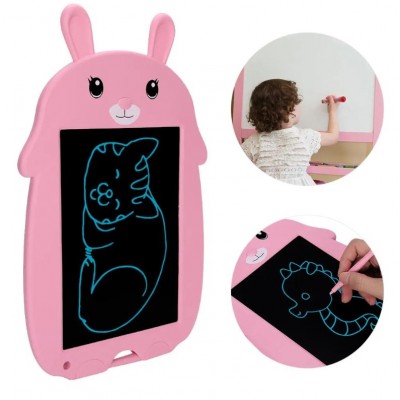 Дитячий графічний планшет для малювання Animals Writing Tablet LCD зі стилусом Рожевий Дитячий графічний планшет для малювання Animals Writing Tablet LCD зі стилусом Рожевий