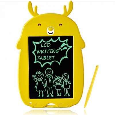 Дитячий графічний планшет для малювання Animals Writing Tablet LCD зі стилусом Жовтий Дитячий графічний планшет для малювання Animals Writing Tablet LCD зі стилусом Жовтий