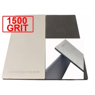 Алмазний брусок для заточування ножів гладкий широкий 170х75мм 1500 Grit Алмазний брусок для заточування ножів гладкий широкий 170х75мм 1500 Grit