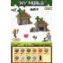 Магнітний конструктор Майнкрафт Новий будиночок Minecraft My World T081 178 шт Магнітний конструктор Майнкрафт Новий будиночок Minecraft My World T081 178 шт