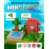 Магнітний конструктор Майнкрафт Басейн і будинок Minecraft My World T111 177 шт Магнітний конструктор Майнкрафт Басейн і будинок Minecraft My World T111 177 шт