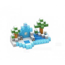 Магнітний конструктор Minecraft Princess Adventure: Lava Island Майнкрафт Амазонка Лід і Сніг 145 деталей