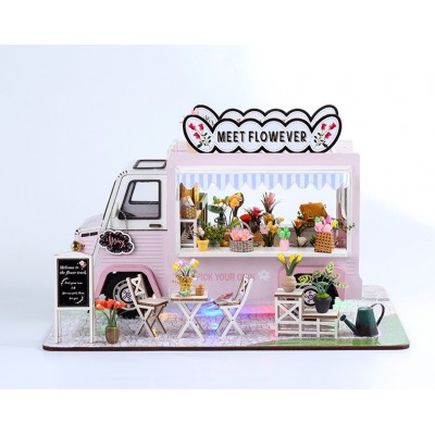 УЦІНКА! ПРИМ'ЯТА КОРОБКА! Румбокс Квіткова машинка конструктор Meet Flower Car TSZH210