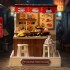 Румбокс Суші-бар Обертовий будинок їжі DIY Revolving Food House Roombox QT-088