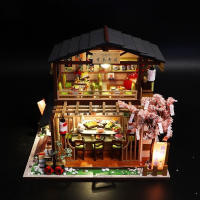Румбокс Японський Суші-Ресторан 3D інтер'єрний конструктор Gibbon Sushi M2011 + купол Румбокс Японський Суші-Ресторан 3D інтер'єрний конструктор Gibbon Sushi M2011 + купол