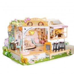 Румбокс Котяче Кафе конструктор DIY Cat Cafe M2111 Румбокс Котяче Кафе конструктор DIY Cat Cafe M2111