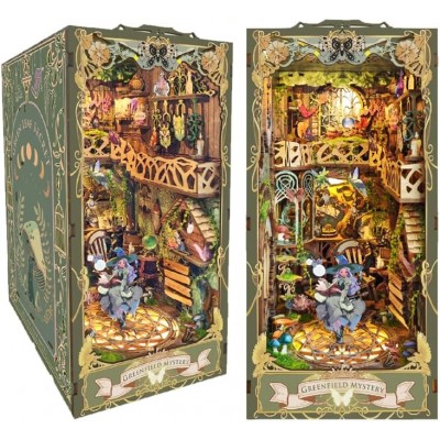 Бук Нук Зелена загадкова країна Book Nook Green Fairyland SQ-15 Інтер'єрний конструктор Бук Нук Зелена загадкова країна Book Nook Green Fairyland SQ-15 Інтер'єрний конструктор
