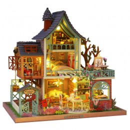 Румбокс Happy Jungle Resort DIY Будиночок у Джунглях Мініатюрний будиночок ES002