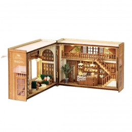 Румбокс Міні-кав'ярня та пекарня DIY Mini House Kit Coffee & Bakery mini-111 Румбокс Міні-кав'ярня та пекарня DIY Mini House Kit Coffee & Bakery mini-111