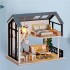 Румбокс конструктор мініатюрний будиночок Щасливе життя DIY Meet Happiness Miniature House QL-002 + купол