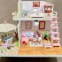 Румбокс Рожевий лофт DIY House Roombox Pink loft Інтер'єрний конструктор M033 з куполом