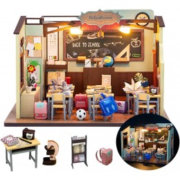 Румбокс Шкільний клас Roombox The Age of Innocence DIY CuteBee Інтер'єрний конструктор M2321 Румбокс Шкільний клас Roombox The Age of Innocence DIY CuteBee Інтер'єрний конструктор M2321