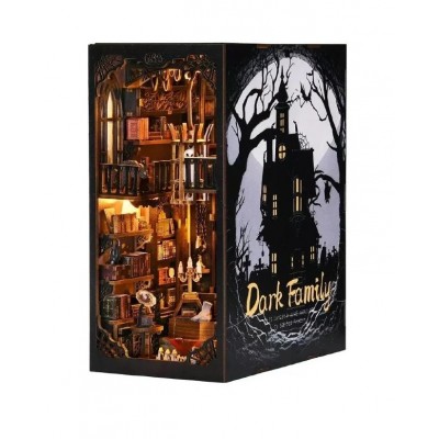 Бук Нук Темна Сім'я Венздей 3D Інтер'єрний конструктор Wednesday Magic Dark Family DIY Book Nook Kit SL-04 Бук Нук Темна Сім'я Венздей 3D Інтер'єрний конструктор Wednesday Magic Dark Family DIY Book Nook Kit SL-04