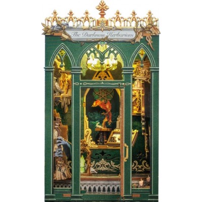 Бук Нук Чарівний магазин Гербарій Темряви Darkness Herbarium Mini Magic Shop DIY Book Nook CWGA-202