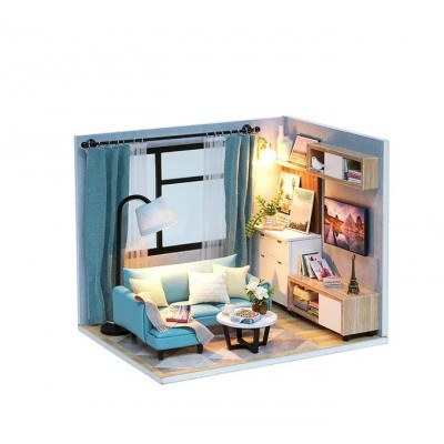 Румбокс Стильна вітальня Corner of Living Room Dollhouse H-018 Румбокс Стильна вітальня Corner of Living Room Dollhouse H-018
