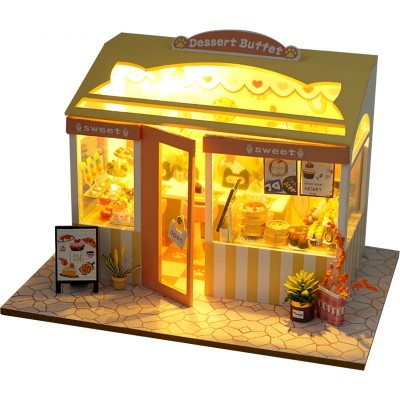 Румбокс Мініатюрна кондитерська Cake Shop DIY Kit Інтер'єрний конструктор Roombox TD-34 Румбокс Мініатюрна кондитерська Cake Shop DIY Kit Інтер'єрний конструктор Roombox TD-34