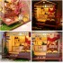 Румбокс Вітальня в японському стилі Інтер'єрний конструктор Roombox Miniature of Chinese hall DIY J-011