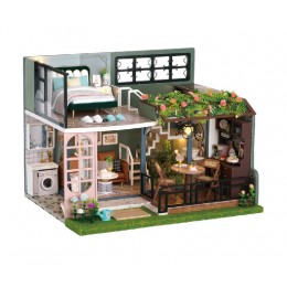 Румбокс Будиночок напівсад Half of The Garden Dollhouse Kit DIY Інтер'єрний конструктор L-035 + купол Румбокс Будиночок напівсад Half of The Garden Dollhouse Kit DIY Інтер'єрний конструктор L-035 + купол