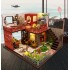Румбокс Китайська Вілла з квітами DIY House Chinese Villa with Flowers Інтер'єрний конструктор Roombox MD-21 + купол Румбокс Китайська Вілла з квітами DIY House Chinese Villa with Flowers Інтер'єрний конструктор Roombox MD-21 + купол