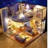 Румбокс Будинок у стилі Лофт Зіркове небо мрії DIY House Dream Starry Sky Loft 3Д конструктор TD-39 + купол