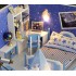 Румбокс Будинок у стилі Лофт Зіркове небо мрії DIY House Dream Starry Sky Loft 3Д конструктор TD-39 + купол