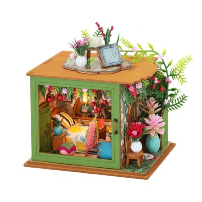 Румбокс Квіткова спальня Flower Bedroom DIY Miniature Dollhouse Kit Roombox MN-001 Румбокс Квіткова спальня Flower Bedroom DIY Miniature Dollhouse Kit Roombox MN-001