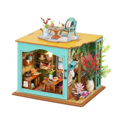Румбокс Квіткова кухня Flower Kitchen DIY Miniature Dollhouse Kit MN-002 Румбокс Квіткова кухня Flower Kitchen DIY Miniature Dollhouse Kit MN-002
