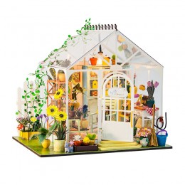 Румбокс 3D Квіткова кімната Теплиця Сад Sunshine Greenhouse Flower Garden House DIY DollHouse M-2421 Румбокс 3D Квіткова кімната Теплиця Сад Sunshine Greenhouse Flower Garden House DIY DollHouse M-2421