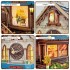 Румбокс Будиночок зозулі з годинником Cuckoo Clock House DIY Miniature House SQ-61