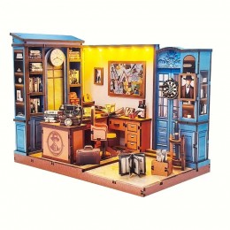 Румбокс Детективна агенція Detective Office Buil DIY Wooden Kit 3D Puzzle SJ-018 Румбокс Детективна агенція Detective Office Buil DIY Wooden Kit 3D Puzzle SJ-018