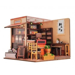 Румбокс Кафе Coffee & Tea DIY Miniature Kit 3D Puzzle F-110 Румбокс Кафе Coffee & Tea DIY Miniature Kit 3D Puzzle F-110