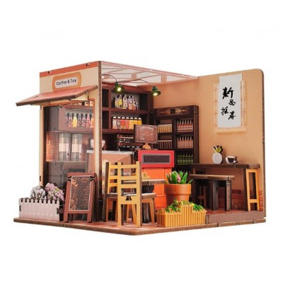 Румбокс Кафе Coffee & Tea DIY Miniature Kit 3D Puzzle F-110