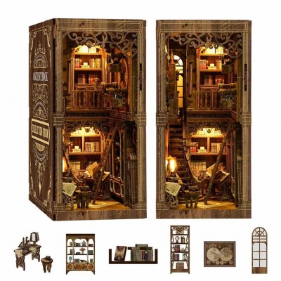 Бук Нук Бібліотека старих книг Інтер'єрний конструктор Ancient Book Collection Room DIY Book Nook BV02-008 Бук Нук Бібліотека старих книг Інтер'єрний конструктор Ancient Book Collection Room DIY Book Nook BV02-008