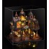 Румбокс Единбурзький замок Інтер'єрний конструктор Edinburgh Castle DIY Miniature House Roombox ES-018 + купол