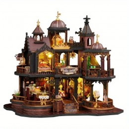 Румбокс Единбурзький замок Інтер'єрний конструктор Edinburgh Castle DIY Miniature House Roombox ES-018 + купол Румбокс Единбурзький замок Інтер'єрний конструктор Edinburgh Castle DIY Miniature House Roombox ES-018 + купол